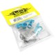 Aluminum Bearing Supported Steering Rack Blue For Tamiya CC-01