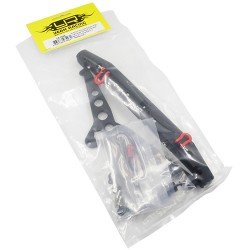 Alu Alloy Rear Bumper w/LED Light Spare Tire Mount For SCX10 II TRX-4 G6 Certified