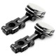 Aluminium CNC Magnetic Invisible Body Mounting System 2pcs Black