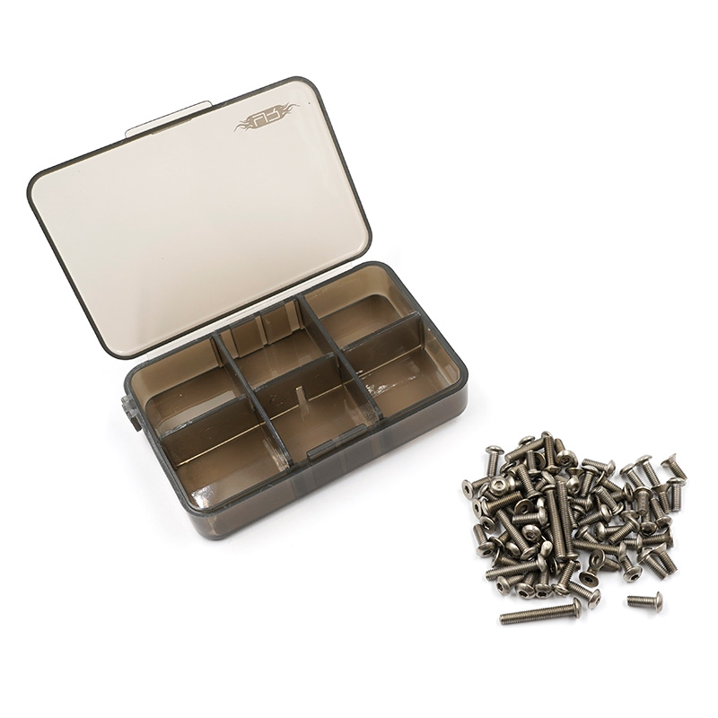 Titanium Screw Assorted Set with FREE Mini box for Tamiya M07