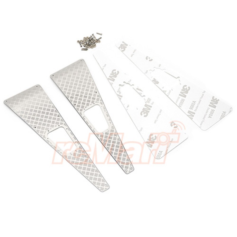 Stainless Steel Front Hood Side Diamond Plate fits TRX-4