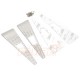 Stainless Steel Front Hood Side Diamond Plate fits TRX-4