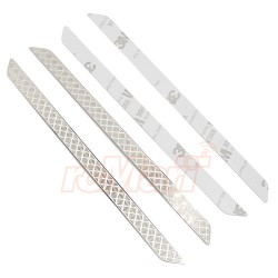 Stainless Steel Diamond Rock Rails Plate fits TRX-4