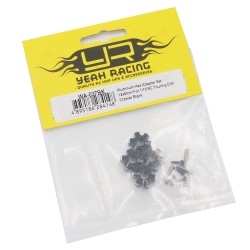 Aluminum Lightweight Hex Adaptor Set 12x6mm For 1/10 RC Touring Drift Crawler Black Aluminum Lightweight Hex Adaptor Set 12x6mm For 1/10 RC Touring Drift Crawler Black