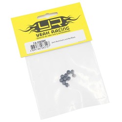 2mm Aluminium Lock Nut Black 10pcs 2mm Aluminium Lock Nut Black 10pcs