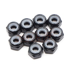 3mm Aluminium Lock Nut Black 10pcs 3mm Aluminium Lock Nut Black 10pcs