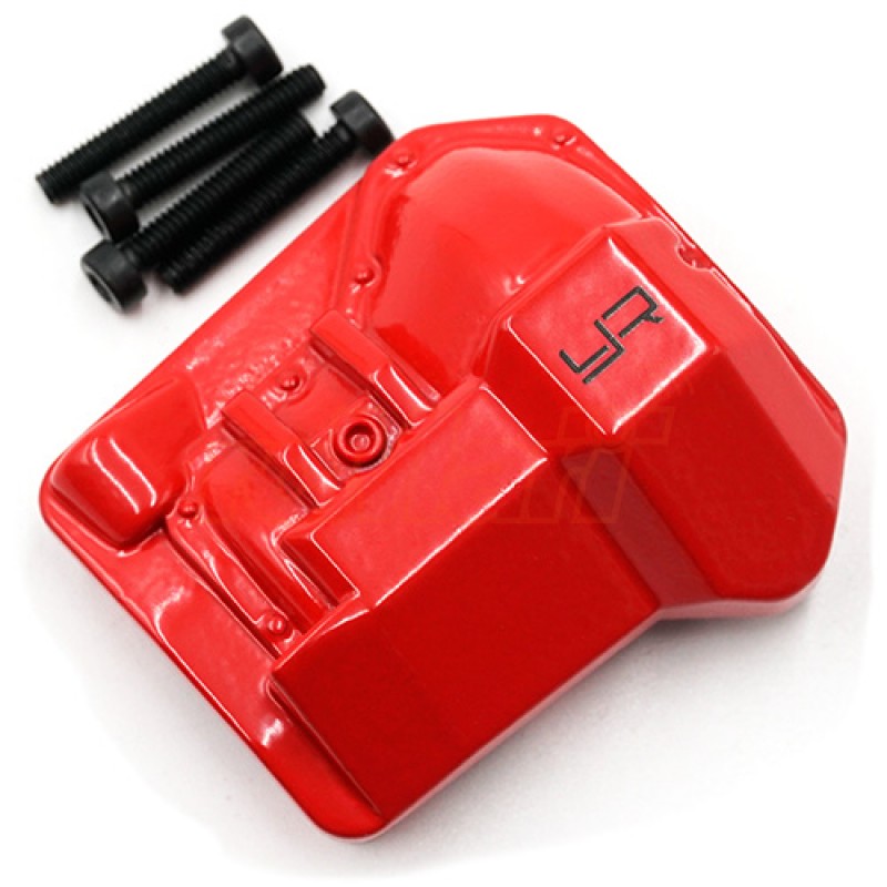 Alloy Diff Cover For Traxxas TRX-4 Red