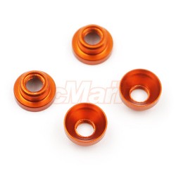 Aluminum Servo Washer M3 Thread 4pcs Orange Aluminum Servo Washer M3 Thread 4pcs Orange