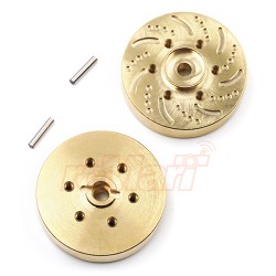 Brass 53g Wheel Hubs 2pcs For Vanquish SSD YR 1.9 Wheels Enduro Brass 53g Wheel Hubs 2pcs For Vanquish SSD YR 1.9 Wheels Enduro