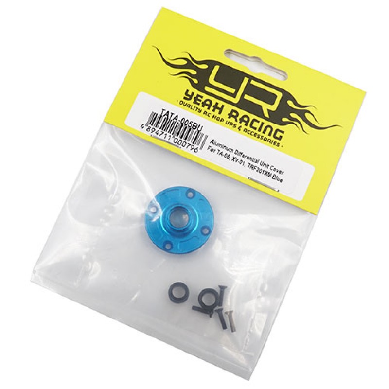 Aluminum Differential Unit Cover For Tamiya TA06 XV-01 M07 Blue