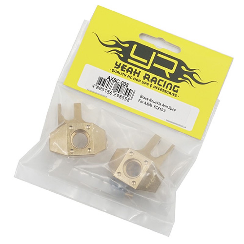 Brass Knuckle Arm 2pcs For AXIAL SCX10 II / Wraith 1.9
