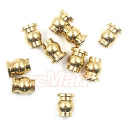 Brass 5.8mm Flange Ball 10 pcs For Axial SCX10 II III Wraith Yeti Enduro Brass 5.8mm Flange Ball 10 pcs For Axial SCX10 II III Wraith Yeti Enduro
