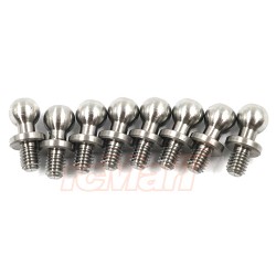 High Precision 64 Titanium Ball Stud 4.8mm x 4mm 8pcs