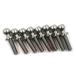 High Precision 64 Titanium Ball Stud 4.8mm x 10mm 8pcs