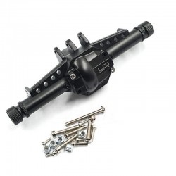 Hard Coated Alloy Front/Rear Axle Housing For AXIAL SCX10 II Black VER.2