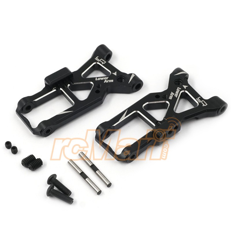 Aluminum Front Lower Arm Set Black For Traxxas Ford GT 4 Tec 2.0 / 3.0