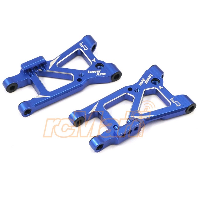 Aluminum Rear Lower Arm Set Blue For Traxxas Ford GT 4 Tec 2.0 / 3.0