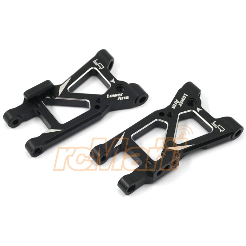 Aluminum Rear Lower Arm Set Black Fits Ford GT 4 Tec 2.0 / 3.0