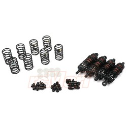 Aluminum Big Bore Go 60mm Damper Set 4pcs for 1/10 RC OnRoad OffRoad Black Aluminum Big Bore Go 60mm Damper Set 4pcs for 1/10 RC OnRoad OffRoad Black