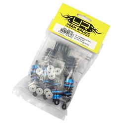 Aluminum Big Bore Go 50mm Damper Set 4pcs for 1/10 RC Touring Car Blue