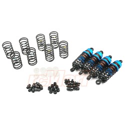 Aluminum Big Bore Go 60mm Damper Set 4pcs for 1/10 RC OnRoad OffRoad Blue Aluminum Big Bore Go 60mm Damper Set 4pcs for 1/10 RC OnRoad OffRoad Blue