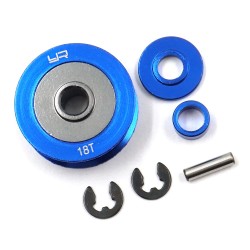 Aluminum 18T Pulley For Tamiya TA06 XV-01 PRO TC