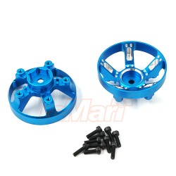 Aluminum Wheel Cap Cover For Tamiya WR-02CB Blue Aluminum Wheel Cap Cover For Tamiya WR-02CB Blue
