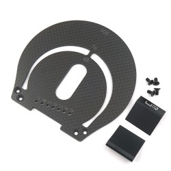 Aluminum & Carbon Wheel Well Marker For 1:8 On Road RC Car Black