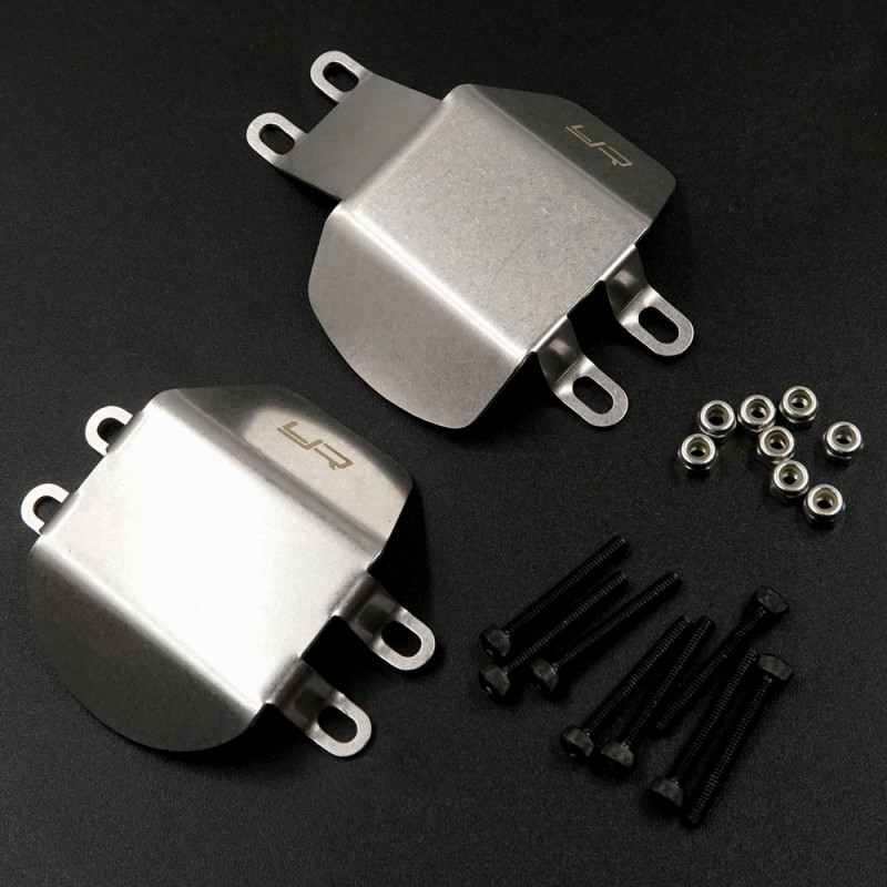 Stainless Steel Front and Rear Differential Protector For Tamiya CC-02