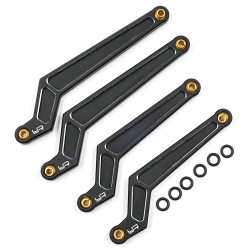 Aluminum 7075 Hi-Clearance Links Lower for Tamiya CC-02 Black Aluminum 7075 Hi-Clearance Links Lower for Tamiya CC-02 Black