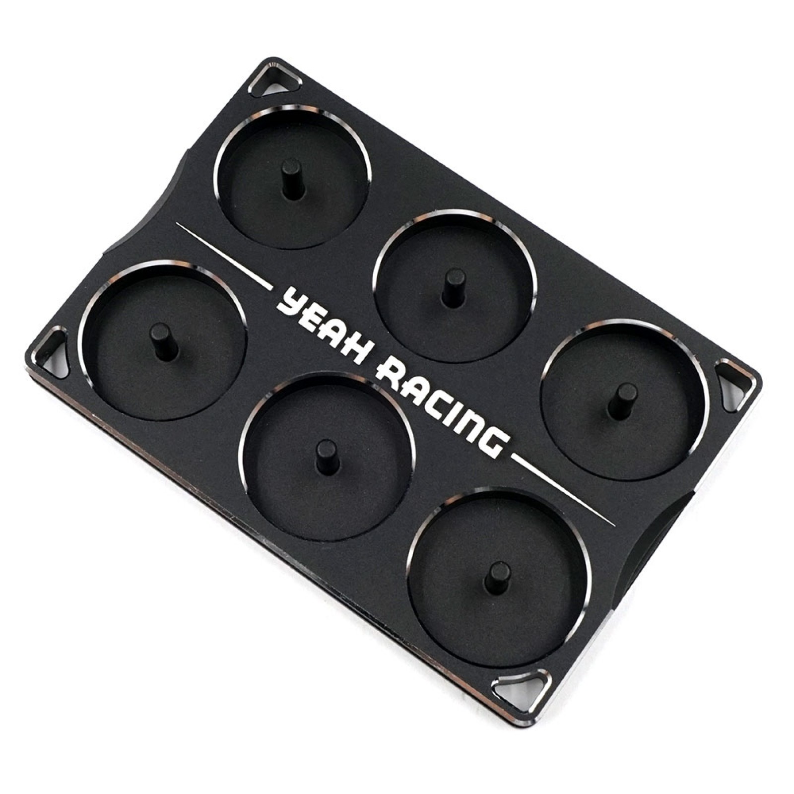 Aluminum Pinion Gear Holder Black For 3.175mm Bore