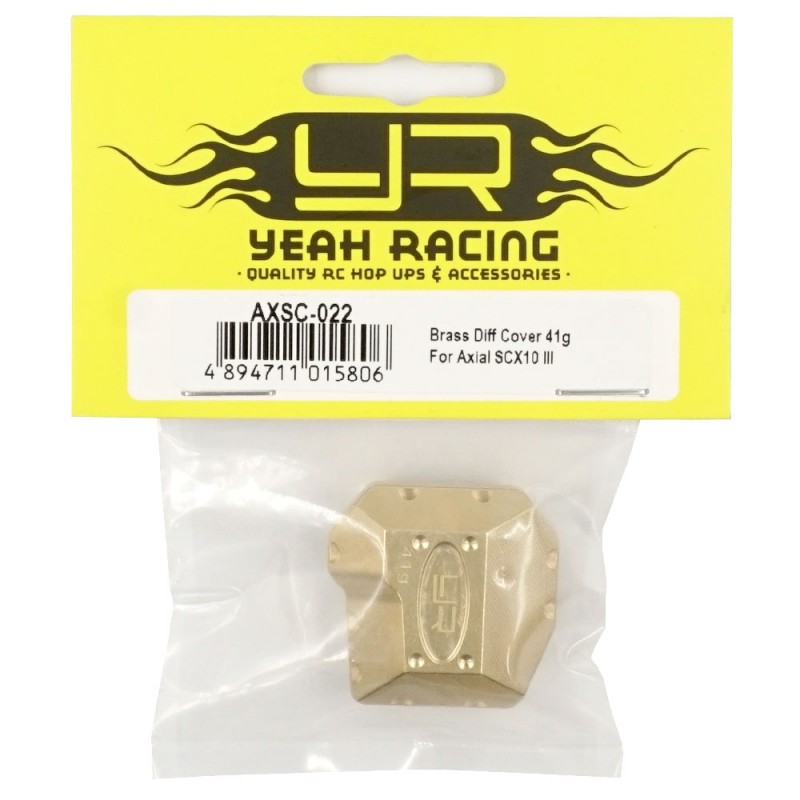Brass Diff Cover 41g For Axial SCX10 III