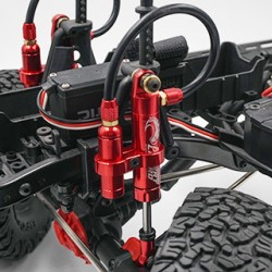 100mm Desert Lizard Piggyback Internal Spring Damper Red 100mm Desert Lizard Piggyback Internal Spring Damper Red