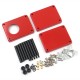 1/10 RC Accessory 3-Tiered Rolling Metal Handy Cart Red