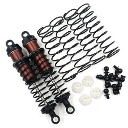 Aluminum Big Bore Go 90mm Damper 2pcs for 1/10 RC Off Road Car Black