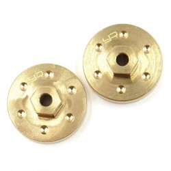 Brass Wheel Hubs 7g each 2pcs For Axial SCX24 AX24