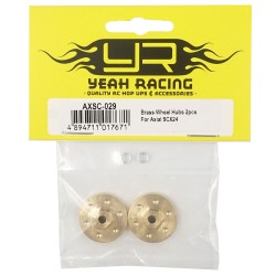 Brass Wheel Hubs 7g each 2pcs For Axial SCX24 AX24