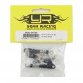 Aluminum Shock Pair For Axial SCX24 Black