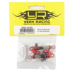 Aluminum Shock Pair For Axial SCX24 Red Aluminum Shock Pair For Axial SCX24 Red