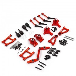 Aluminum Rapid Performance Essential Upgrade Kit Red For Tamiya TT01 TT01E