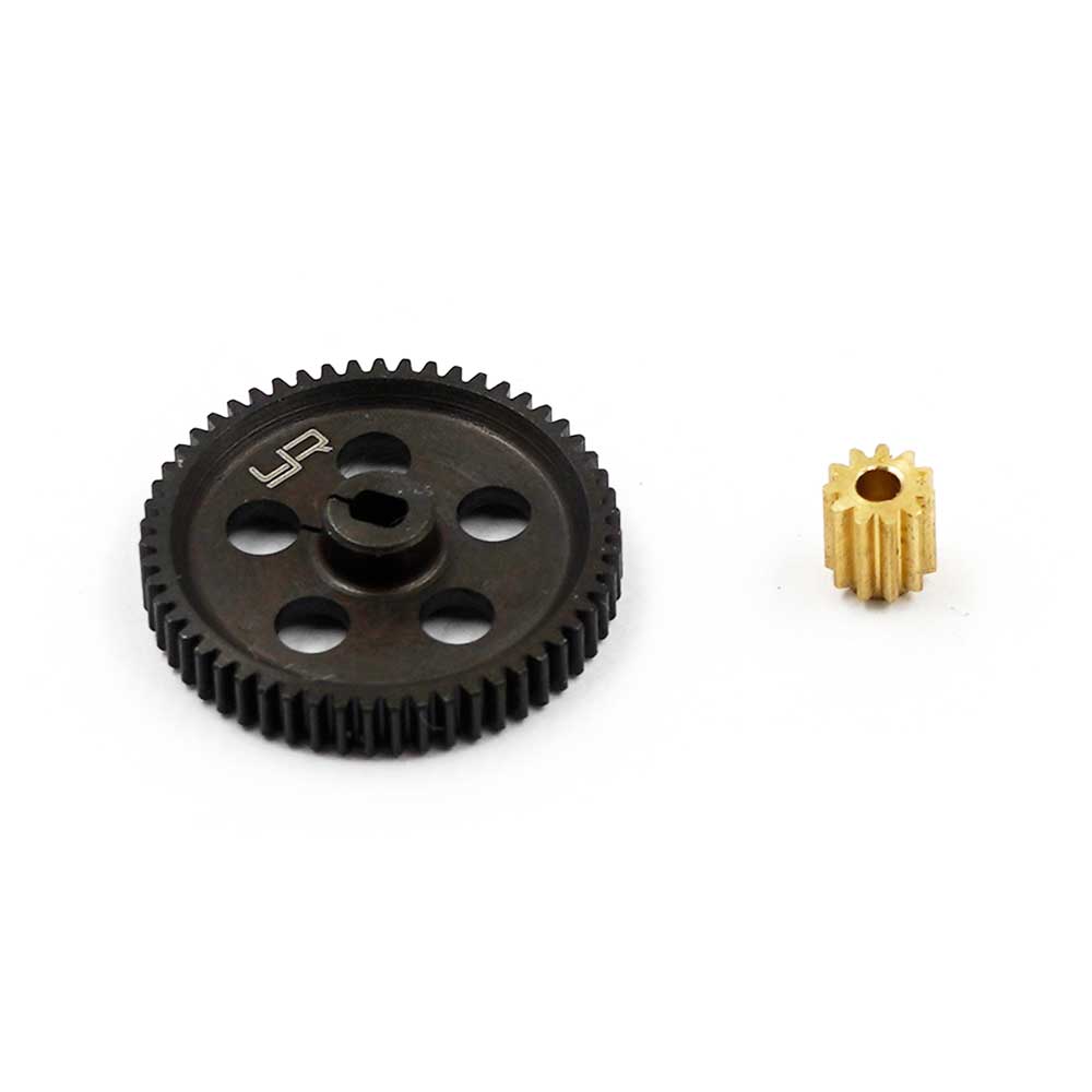 Monland for Axial SCX24 90081 1/24 RC Crawler Car Metal Motor Gear Transmission Pinion Gear 11T Upgrade Parts Accessories 