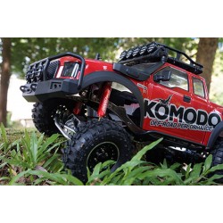 110mm Desert Lizard Two Stage Internal Spring Damper Pair Green For Crawler