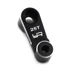 25T Aluminum 15.5mm Servo Horn Black 25T Aluminum 15.5mm Servo Horn Black