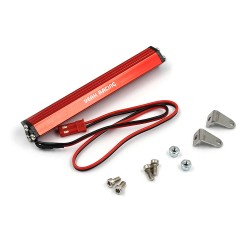 1/10 Aluminum White Super Bright LED Light Bar 85mm Red For RC Truck Crawler