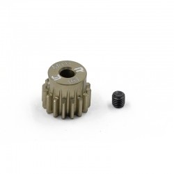 Aluminum 7075 Hard Coated Motor Gear/Pinions 0.6M 16 Teeth For Tamiya Car Kits