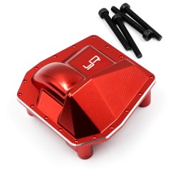 Aluminum Diff Cover Red For Axial SCX6