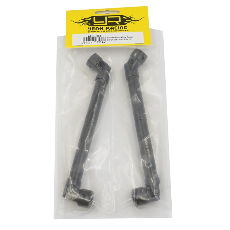 HD Steel Front & Rear Center Drive Shaft For Axial SCX6