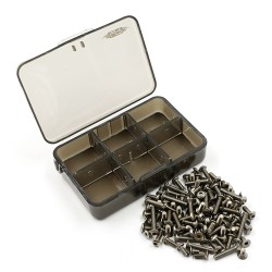 Titanium Screw Assorted Set w/Box For Tamiya CC-02 Titanium Screw Assorted Set w/Box For Tamiya CC-02
