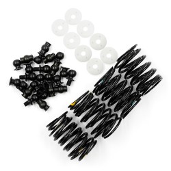 Aluminum Big Bore Go 50mm Damper Set 4pcs for 1/10 RC Touring Car Red