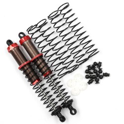 Aluminum Big Bore Go 120mm Damper 2pcs for 1/10 RC Off Road Car Red